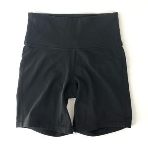 Athleta XXS Black High Waist Biker Running Shorts